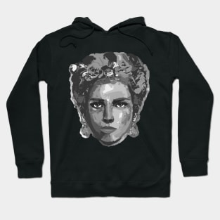 Frida Black and White Hoodie